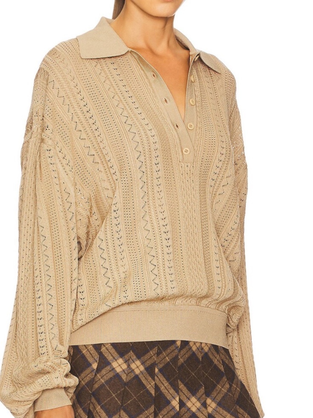 Helsa Addeline Oversized Polo